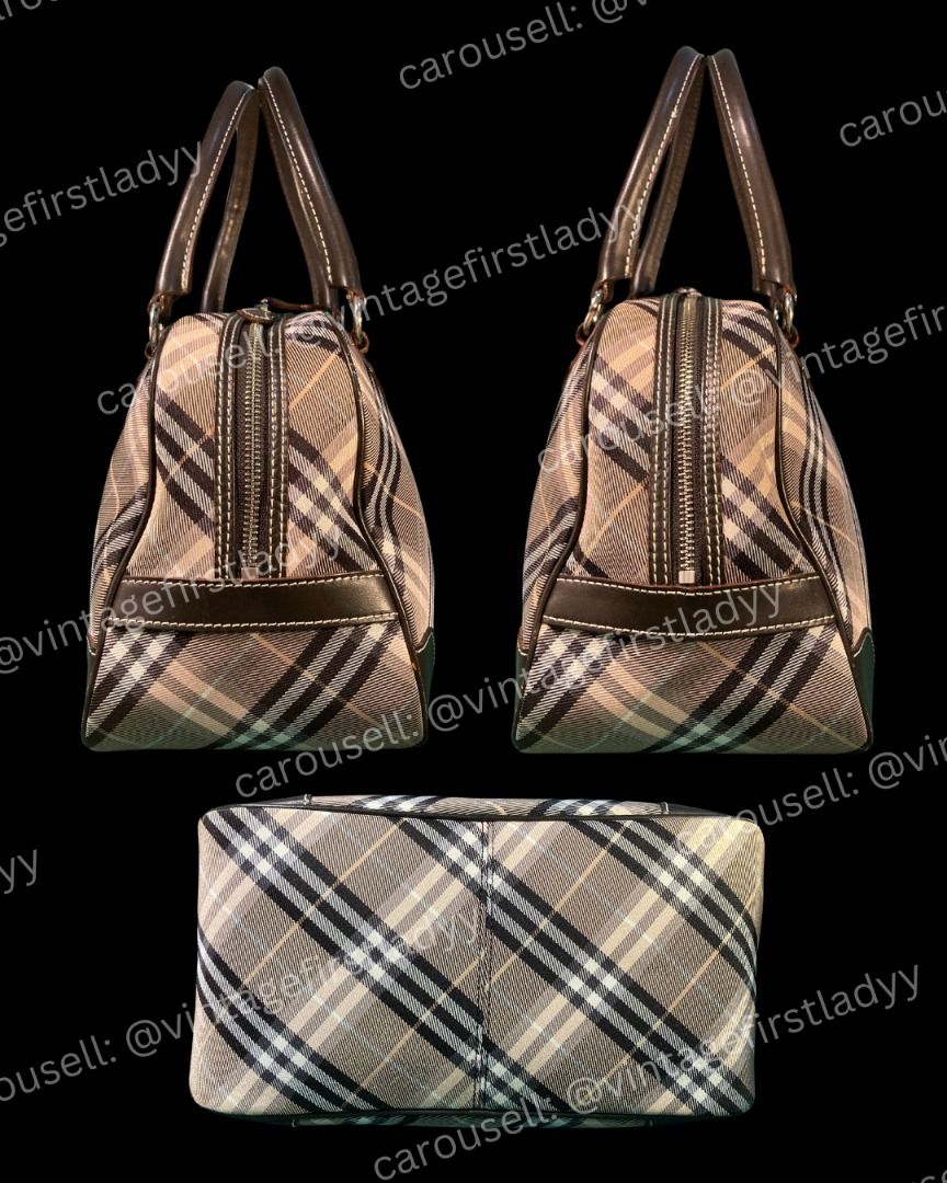 BURBERRY Blue Label Pink Nova Check (Nylon) (Category: Luxury Bags & Wallets) located in Taguig. Submitted by thevintagecoffer (Listing ID 1357670186, Image 2). Description: 100% AUTHENTIC - Burberry Blue Label inscription in hardware - YKK inscribed zippers - VERY GOOD CONDITION (10/10).
