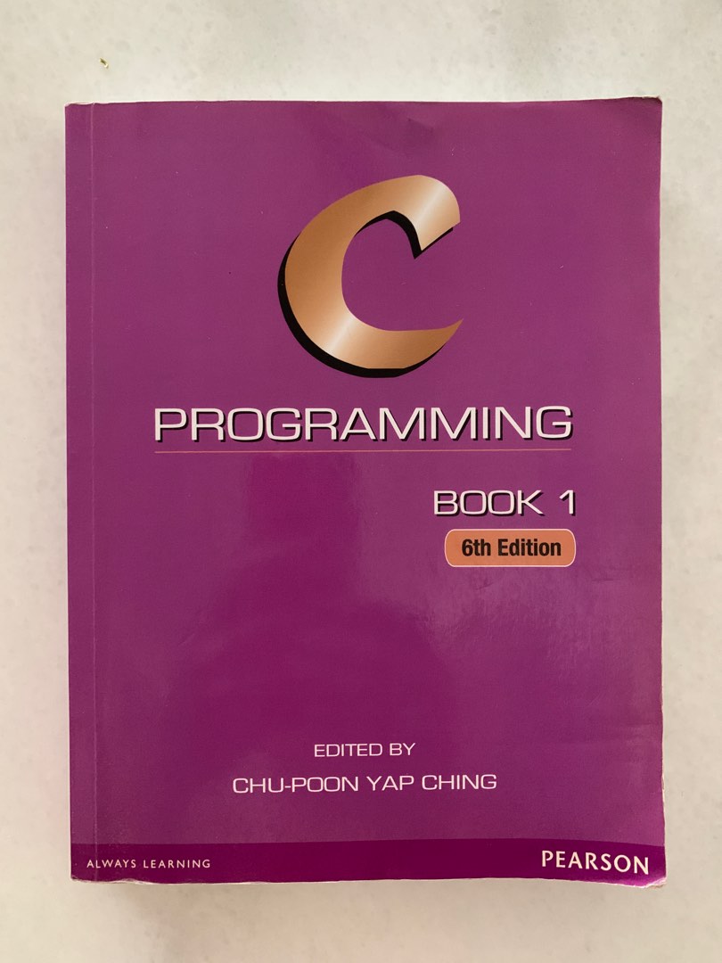 C Programming Book 1 - 6th edition, Hobbies & Toys, Books & Magazines ...
