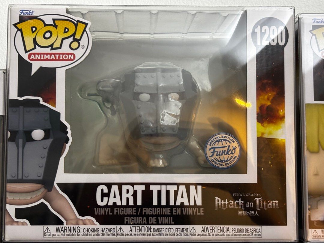 Cart Titan Funko Pop (Category: Designer & Blind Box Toys) located in Angeles City. Submitted by st.marc (Listing ID 1357719798, Image 1). Description: OOB Box Condi 8/10 PROTECTOR INCLUDED can send more picture upon request.