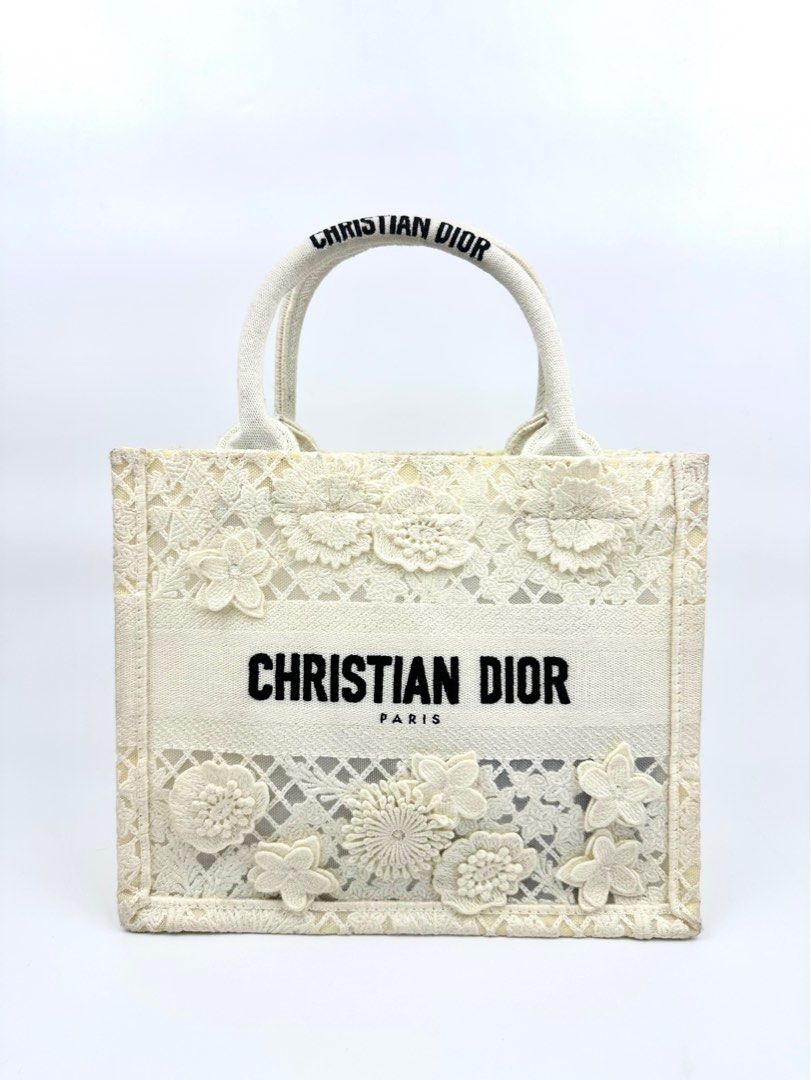 CHRISTIAN DIOR Small Book Tote (Category: Luxury Bags & Wallets) located in Manila. Submitted by luvluxe.mnl (Listing ID 1357762529, Image 1). Description: Small size but can fit a lot Rare find!!! Excellent condition Super nice and pretty!! .