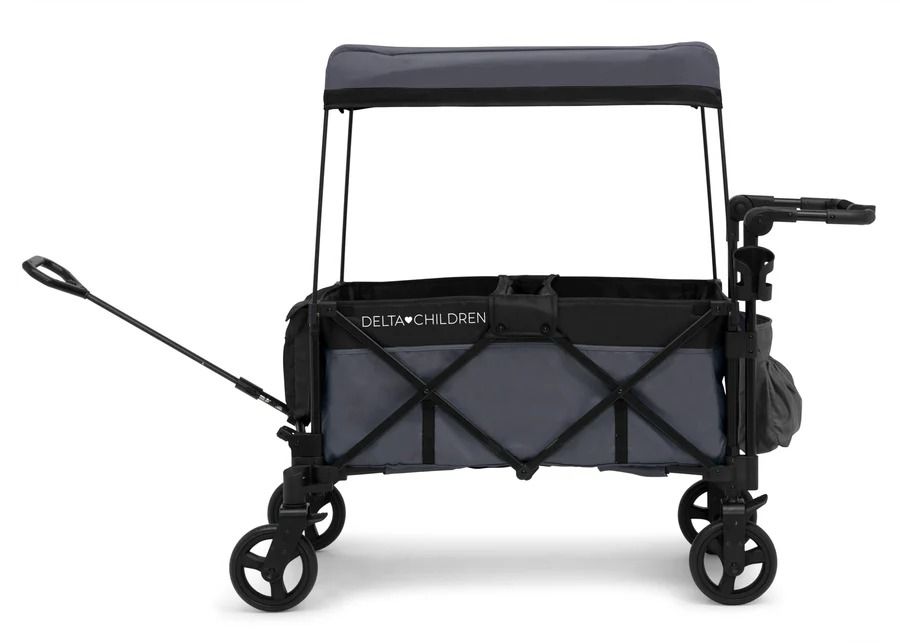 Delta Children Adventure Stroller Wagon (Category: Strollers) located in Santa Rosa. Submitted by aeonkraft2026 (Listing ID 1357630862, Image 3). Description: This stroller wagon fits 2 children - Stroller wagon features 2 cushioned seats with 3-point safety harnesses Holds up to 110 lbs. (55 lbs. per seat) Recommended for ages 9 months up to 55 lbs. (child must be able to sit up unassisted before use) Large, 8-inch wheels made from puncture-proo