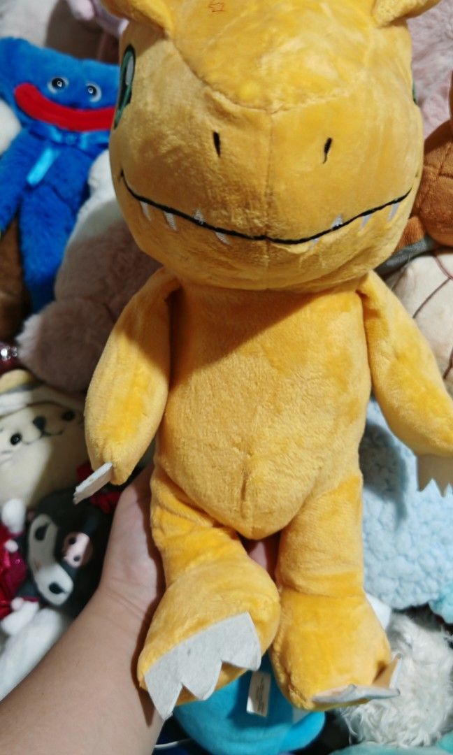 Digimon Agumon Plush Medium Size (Category: Plushies & Soft Toys) located in Binan City. Submitted by anime_finds (Listing ID 1357685499, Image 2). Description: 🌸 On hand 🌸 Bought from Japan during my stay there 🌸 Good condition.