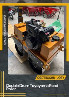 Double Drum Toyoyama Road Roller