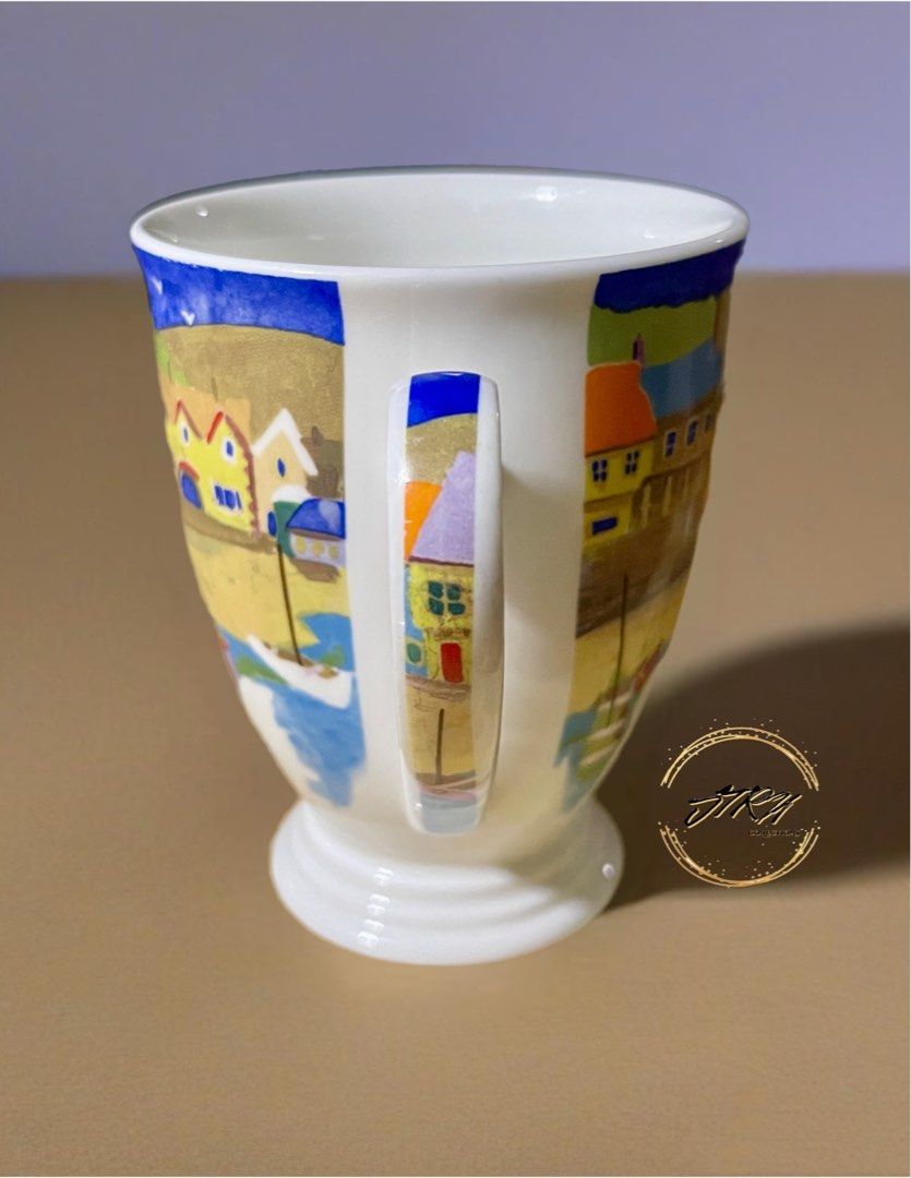 Duchess Fine Bone China Mug Made in England (Category: Coffee & Tea Tableware) located in Marikina City. Submitted by jtrncollections (Listing ID 1357656241, Image 2). Description: Duchess Fine Bone China Mug Made in England Key information: Brand: Duchess, established in 1888. Material: Fine bone china, known for its strength and translucency due to its high animal bone content (over 45%). Origin: Made in England. Manufacturing Process: It invol