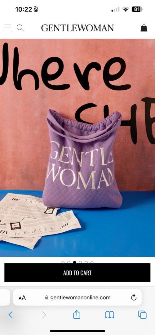 GENTLEWOMAN OH BOY TOTE (Category: Tote Bags) located in San Fernando. Submitted by leonag (Listing ID 1357745929, Image 1). Description: ORIGINAL WITH TAGS COMES WITH GW PAPERBAG.
