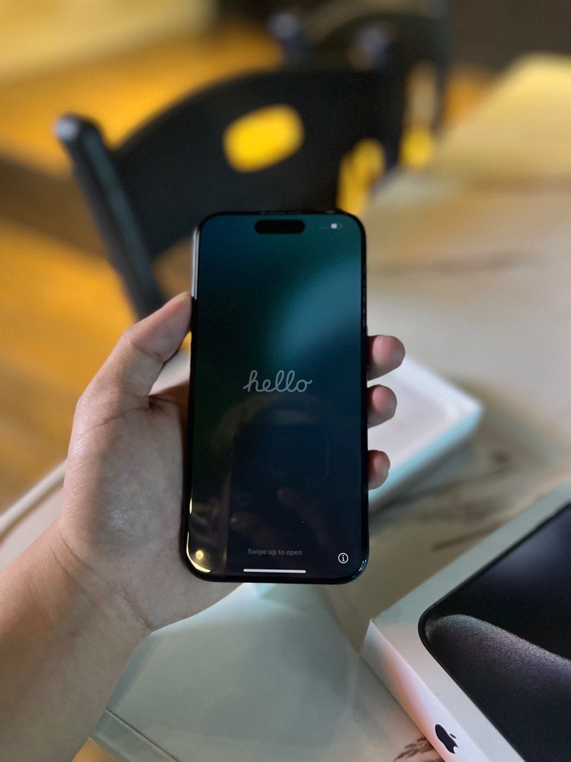 Iphone 15 pro 128gb (Category: iPhone 15 Series) located in Quezon City. Submitted by tyler8. (Listing ID 1357691582, Image 2). Description: Ptpa “ Last price posted” Iphone 15 pro 128gb Ntc approved For swap/forsale (ios) Ipad or iphone - 42,850 Preloved 90% battery health No issue at all For meetup: Marikina nearby, gateway cubao,lrt 2 stations, eastwood. .