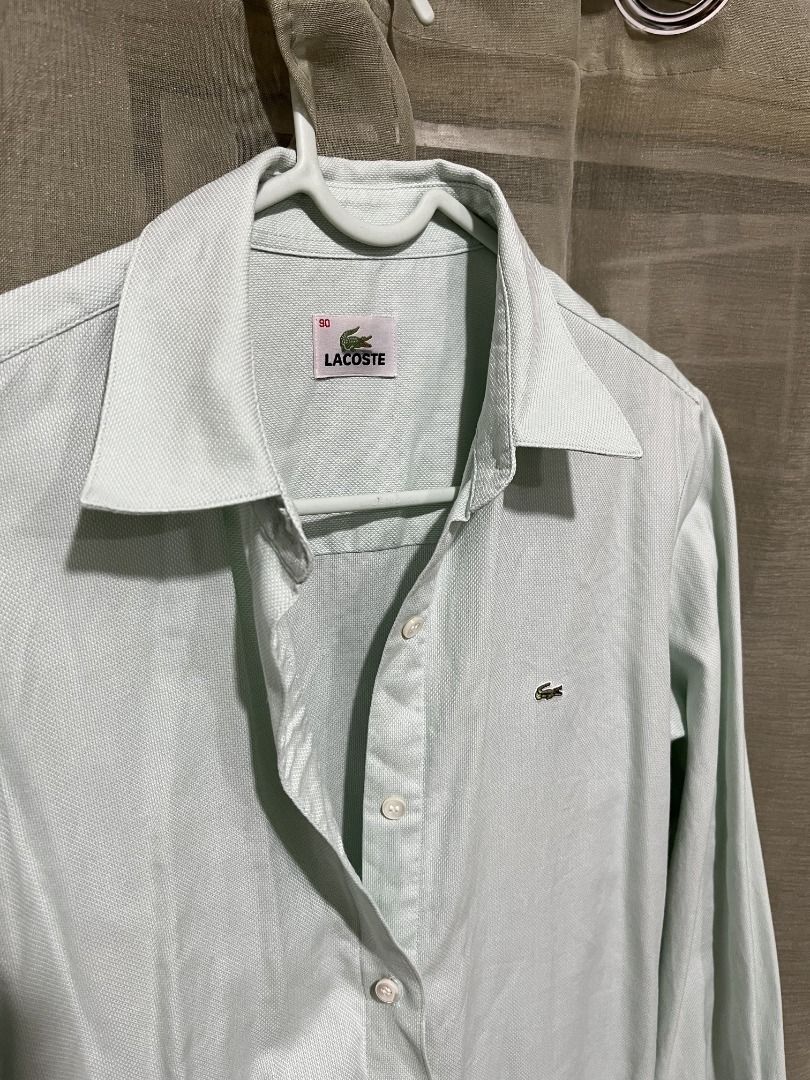Lacoste-Regular Fit Oxford Shirt (Category: Formal Shirts) located in Malabon City. Submitted by aightlezgaw (Listing ID 1357673180, Image 2). Description: very old money aesthetic no issue RFS: Decluttering pm for more details MOP: GCash or bank transfer buyer will shoulder the shipping fee thanks! .