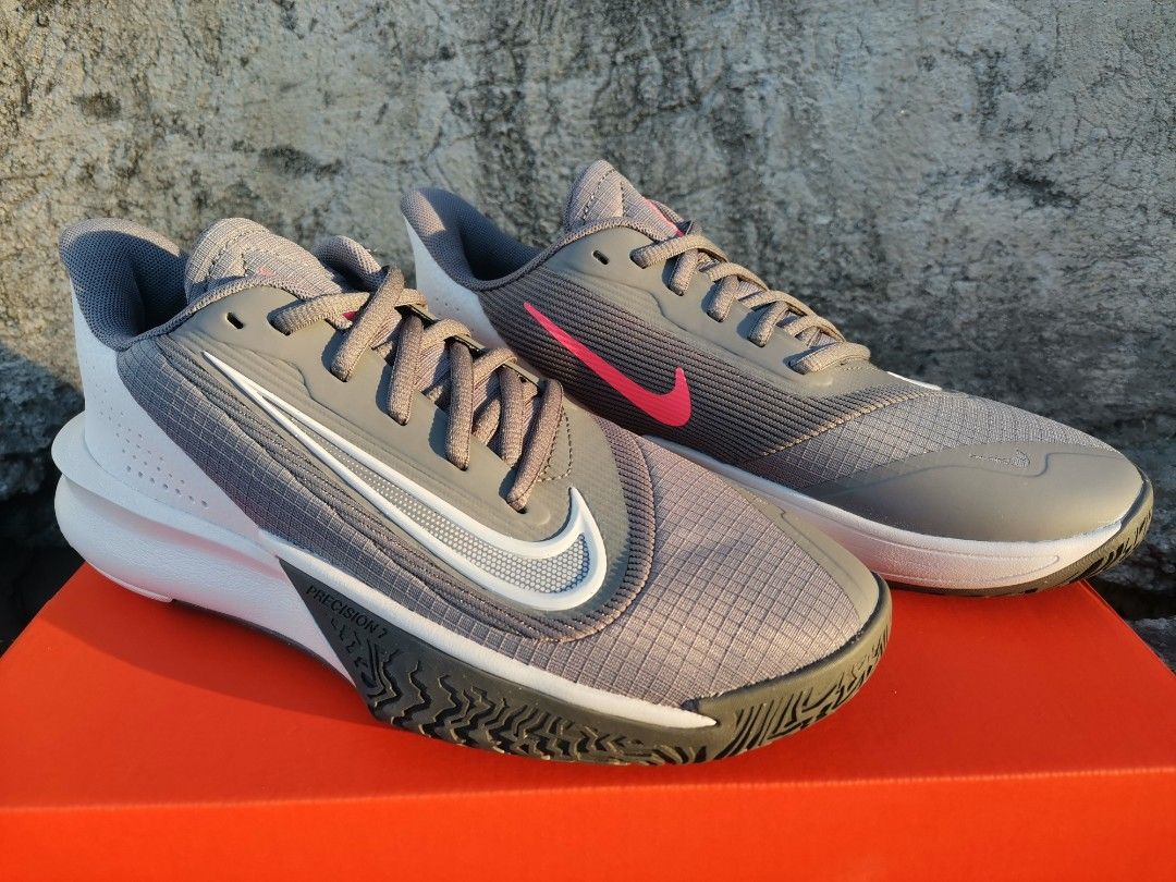 Nike Precision 7 Wolf Grey (Category: Sneakers) located in Paranaque City. Submitted by Maddie_07 (Listing ID 1357693764, Image 2). Description: Nike Men's Precision 7 Wolf Grey 💥Brand New 💥100% Legit / Original ‼️SALE PRICE: ₱1,395 ONLY‼️ Below SRP (MALL PRICE: ₱ 3695) Available size: (8) 6 / Euro 38.5 •Delivery: Metro Manila: Lalamove / Grab Nationwide: J&T Meet up: Parañaque.