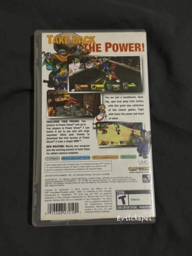 POWER STONE COLLECTION PSP R1 (Category: PlayStation) located in Manila. Submitted by jshem (Listing ID 1357704384, Image 3). Description: FS: POWER STONE COLLECTION PSP R1 MOP: Cash/Bank Transfer LOC: Starmall or Edsa Shangri-la.