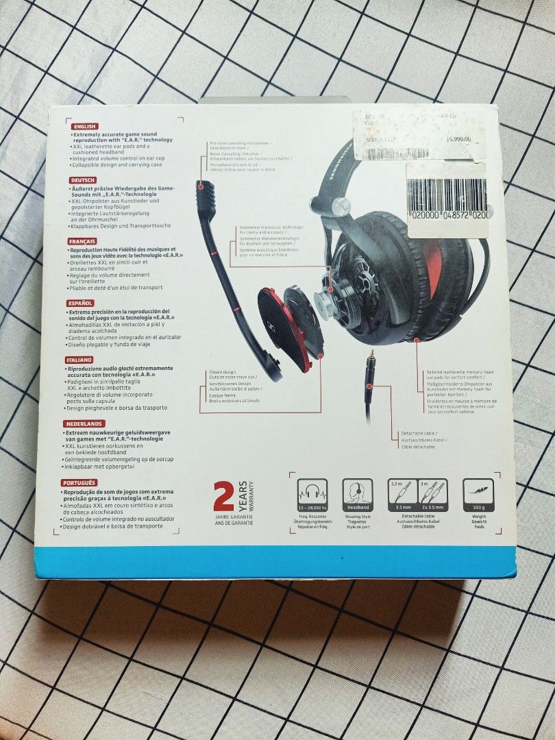 SENNHEISER GAMING HEADSET (Category: Headphones & Headsets) located in Quezon City. Submitted by switygo (Listing ID 1357777647, Image 2). Description: .