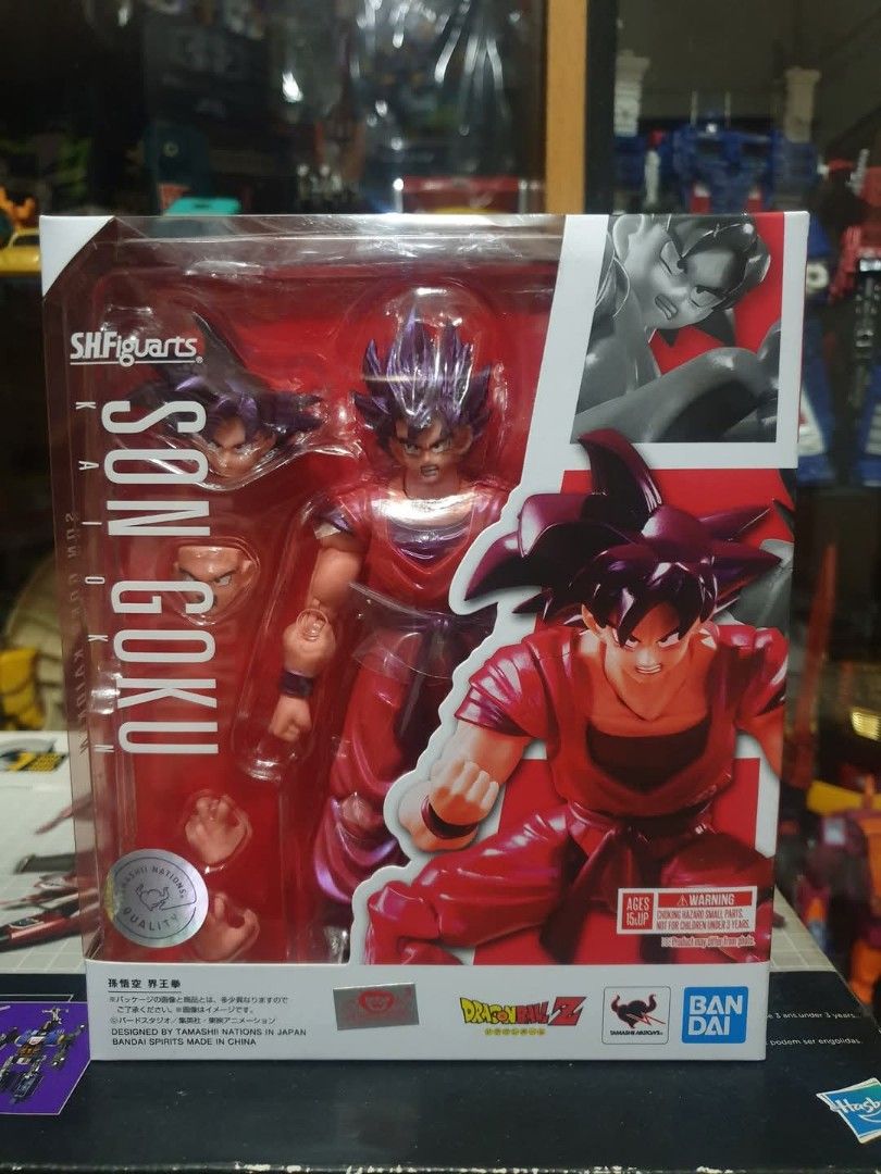 SHF SHFiguarts Dragon ball Z Son Gokou Kaioken gokou bandai action figures tamashi DBZ DB goku gohan vegeta piccolo (Category: Figurines & Statues) located in Makati City. Submitted by KaTiToYs (Listing ID 1357675335, Image 1). Description: SHF Kaioken Son Gokou Brandnew sealed Meet ups: makati / bgc / ortigas Ship: lalamove / grab / speedy / jrs / lbc....