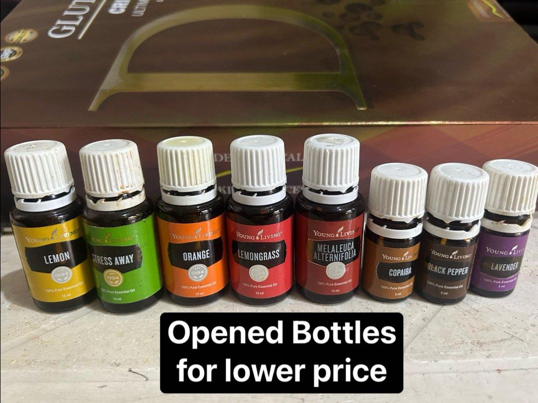 Young Living Oils (Category: Home Fragrance) located in Manila. Submitted by eeckx (Listing ID 1357660712, Image 2). Description: Unused YL Oils Price starts at 300 Frankincense (2 pcs) Grapefruit Lavender Lemongrass (sold) Lime (sold) Orange (sold) Stress Away Vetiver V-6 Cute Silicon Bottle Holder (5 Gray, 3 Violet) I have opened bottles too na di ko na nagagamit. Message me if you are interested. Prices starts at 300 pesos.