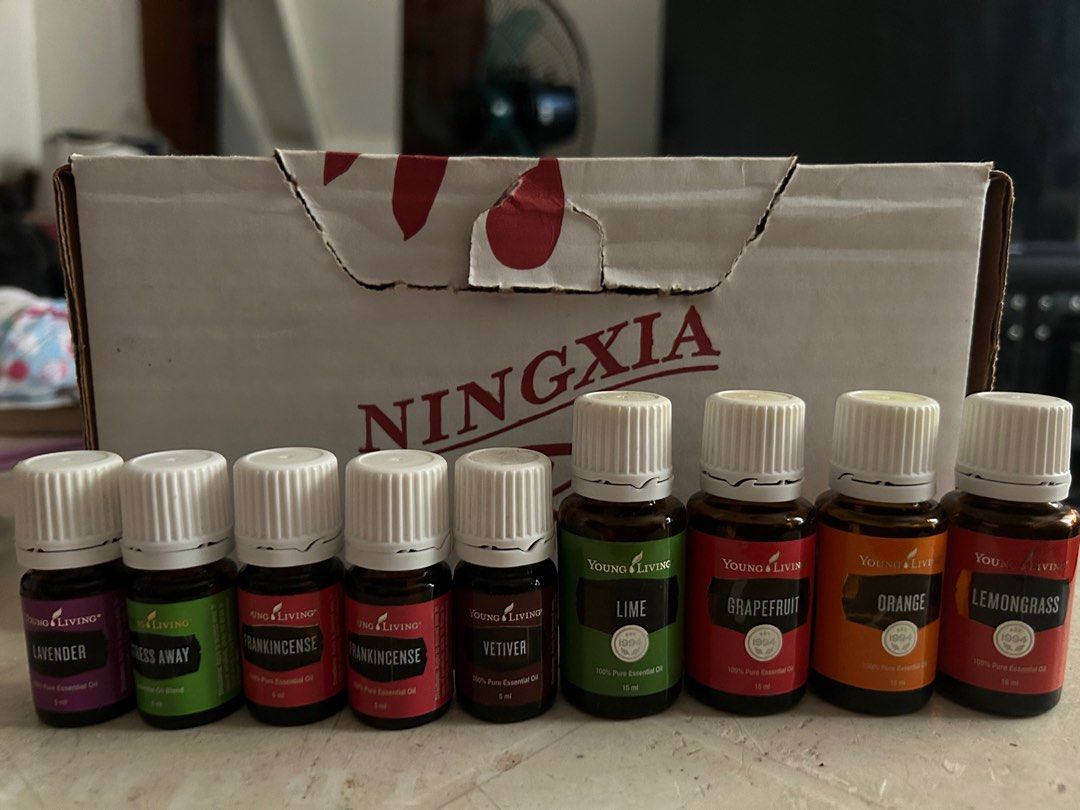 Young Living Oils (Category: Home Fragrance) located in Manila. Submitted by eeckx (Listing ID 1357660712, Image 1). Description: Unused YL Oils Price starts at 300 Frankincense (2 pcs) Grapefruit Lavender Lemongrass (sold) Lime (sold) Orange (sold) Stress Away Vetiver V-6 Cute Silicon Bottle Holder (5 Gray, 3 Violet) I have opened bottles too na di ko na nagagamit. Message me if you are interested. Prices starts at 300 pesos.