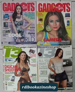 11 pcs Technology Magazine (Gadgets, T3, Speed, Tweak)/ Sold as Set