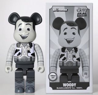 限定値下げ】BE@RBRICK WOODY B&W 係っ Ver. 1000％