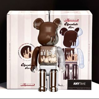 BE@RBRICK POPCORN BE@R Chocolate Ver. 400％ MEDICOM TOY NEXT