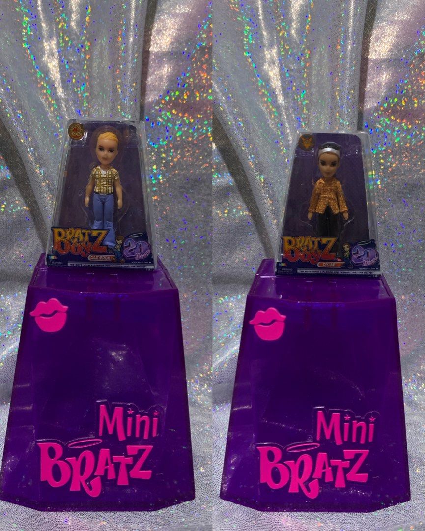 Bratz Mini Bratz 20th Anniversary Set - Cameron & Dylan (Category: Kids Toys) located in Santa Rosa. Submitted by wanderpat (Listing ID 1357954821, Image 1). Description: KINDLY READ DESCRIPTION AND ONLY MAKE AN OFFER IF YOU’RE 100% AND READY TO PURCHASE! 🛒✨ * 𝗡𝗢 𝗢𝗙𝗙𝗘𝗥 = 𝗡𝗢 𝗧𝗥𝗔𝗡𝗦𝗔𝗖𝗧𝗜𝗢𝗡 * ─ Bratz Mini Bratz 20th Anniversary Set - Cameron & Dylan WYSIWYG ❗️LAST PRICE POSTED ❗️ ─ - purple case is included in the set (2 mini brat