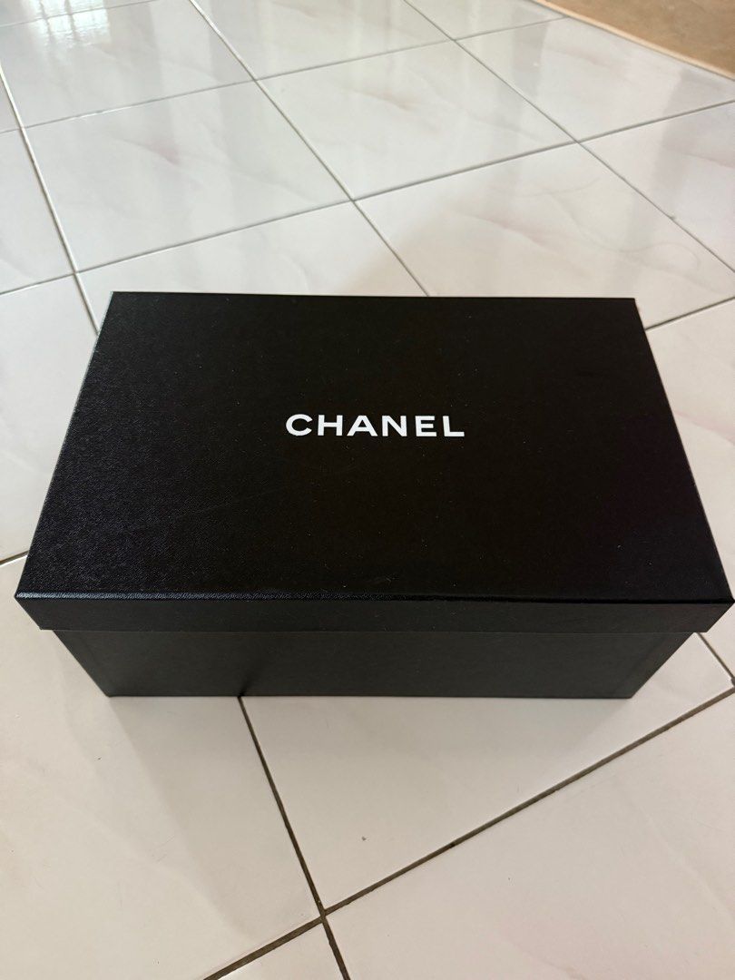 Chanel shoe empty box, Luxury, Sneakers & Footwear on Carousell