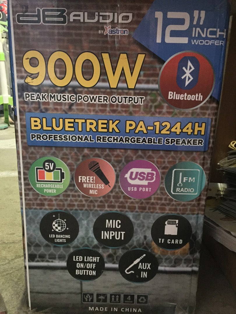 DB AUDIO 12INCH WOOFER BLUETOOTH SPEAKER, Audio, Soundbars, Speakers ...
