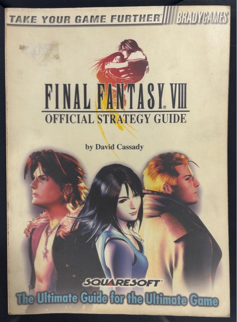 Guide Book FINAL FANTASY VIII 8 Sony Playstation PS1 Reg Jap Japan