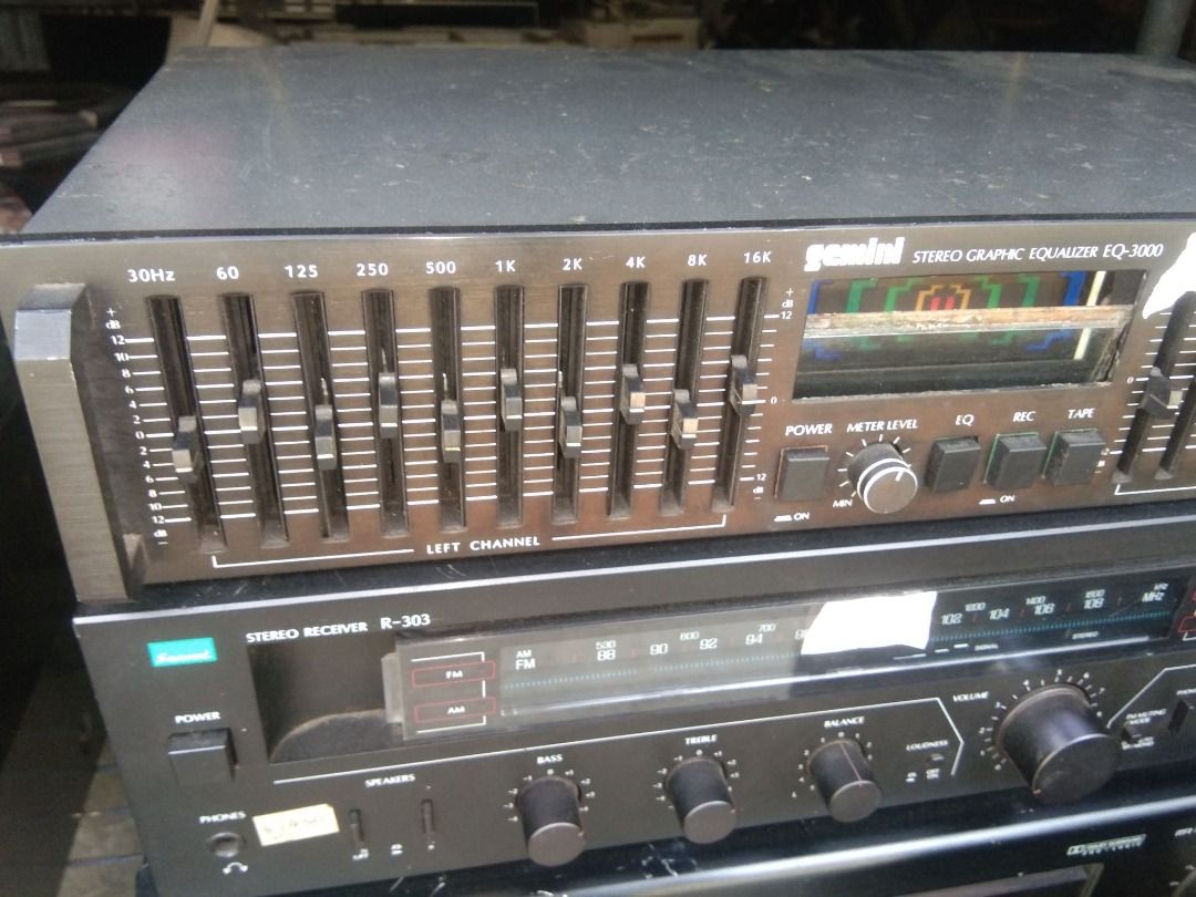 For sale Assorted Stereo Equalizer (Category: Soundbars, Speakers & Amplifiers) located in Iloilo. Submitted by eulneversee (Listing ID 1357897865, Image 1). Description: For sale Stereo Equalizer (Part II) 1.Sansui model SE-300 2.Gemini model EQ-3000 3.Gemini model EQ-2000 4.Audio Control model C-101 series Two Location:Brgy.Daga,Santa Barbara,Iloilo Pm me for details.