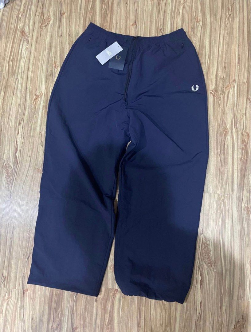 新品 BEAMS別注 FRED PERRY Shell Pants NAVY BEAMS FRED PERRY Shell