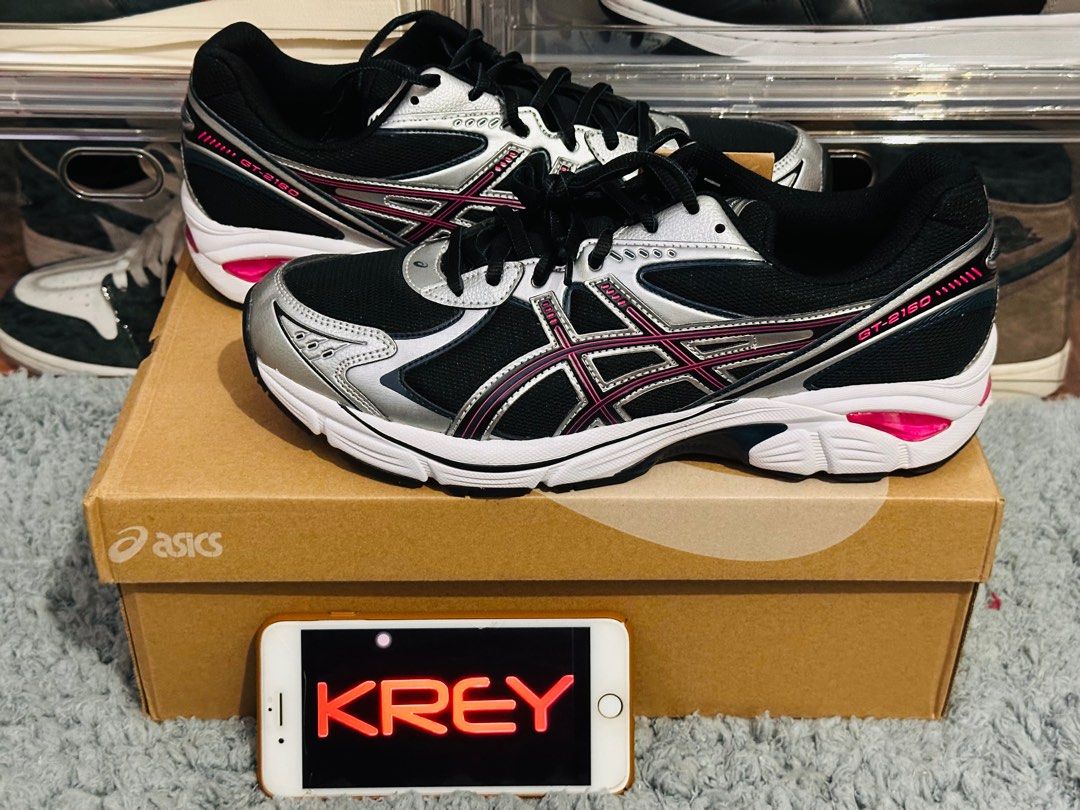 GT 2160 Asics (Black/Pure Silver) (Category: Sneakers) located in Paranaque City. Submitted by kawsatyou (Listing ID 1357864996, Image 1). Description: GT 2160 Asics (Black/Pure Silver) Brandnew Complete Size 10.5 6,500 below srp (7990).