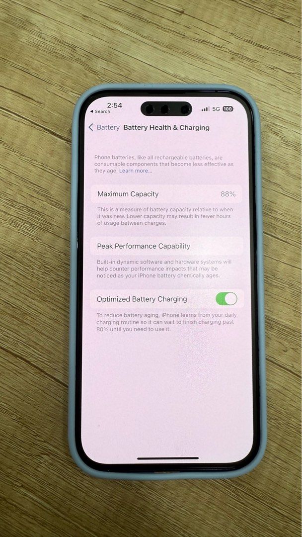 iPhone 14 Pro (Category: iPhone 14 Series) located in Santa Rosa. Submitted by declutteringmycloset_ (Listing ID 1357847251, Image 3). Description: selling preloved iphone 14 pro. 88% battery health. price is negotiable. inclusions: charger cord and cases..