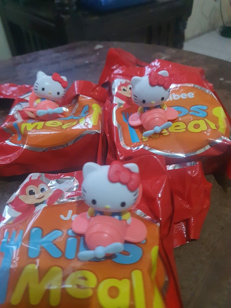 Jollibee Kids Meal Toy (Category: Character Goods) located in Manila. Submitted by neysette (Listing ID 1357788403, Image 2). Description: RFS: Meron na po kaming Hello Kitty na toy. -3 po na Hello Kitty ang meron. *the price posted was per item.