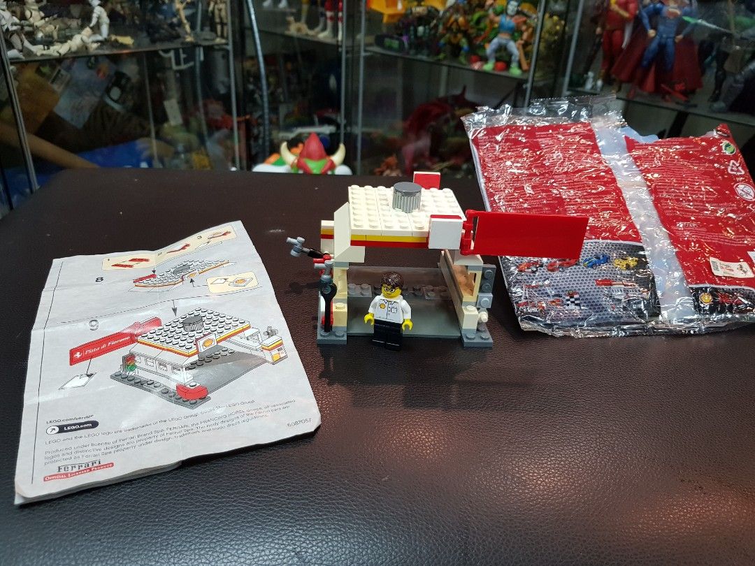 Lego Shell Ferrari Station, Hobbies & Toys, Toys & Games on Carousell