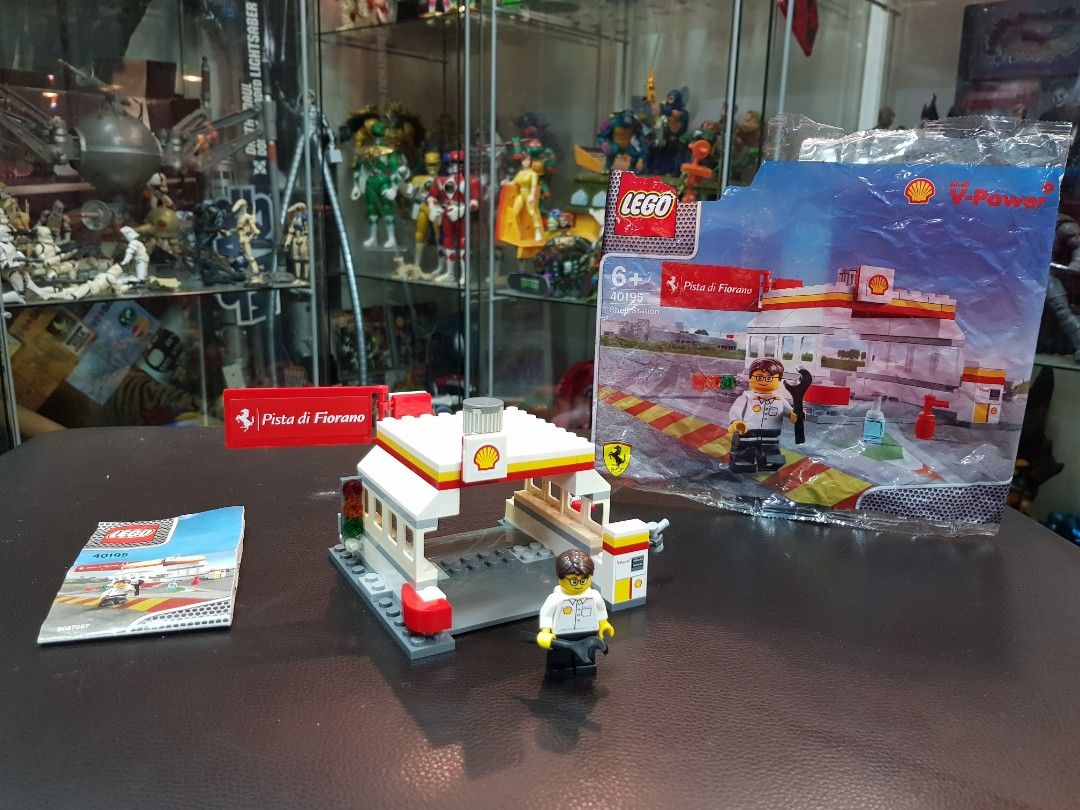 Lego Shell Ferrari Station, Hobbies & Toys, Toys & Games on Carousell