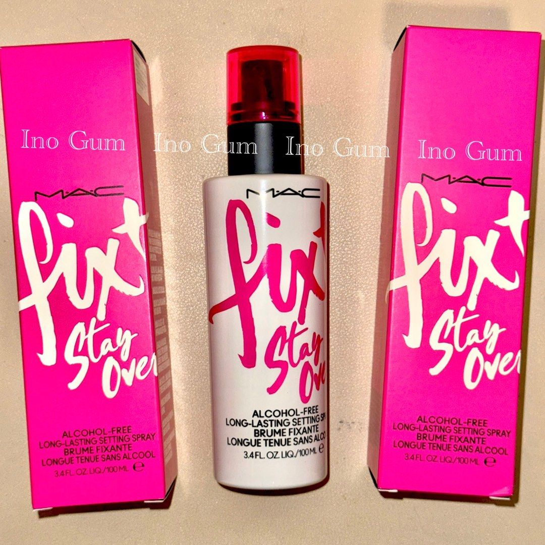 MAC Alcohol Free Setting Spray Fix+ Stay Over (Category: Makeup) located in Santa Maria. Submitted by grave.ty (Listing ID 1357822885, Image 1). Description: Brand new Last 2 stocks .