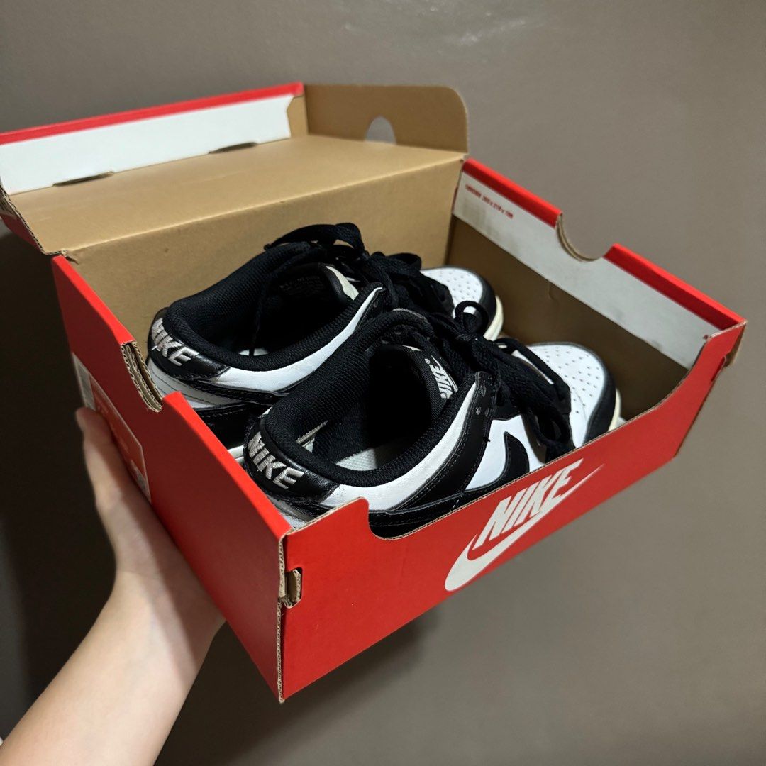 Nike Dunk Panda Black & White Women's (Category: Sneakers) located in Makati City. Submitted by aliceabrera (Listing ID 1357869583, Image 2). Description: Nike Dunk Low (GS) Panda Black & White Women's Size 4.5y or 6w Location near BGC.