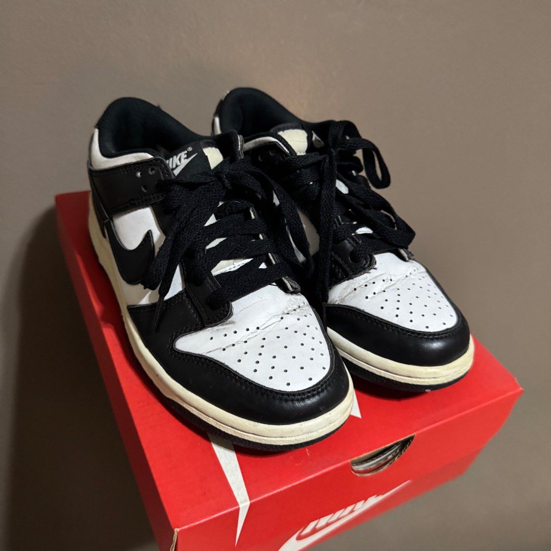Nike Dunk Panda Black & White Women's (Category: Sneakers) located in Makati City. Submitted by aliceabrera (Listing ID 1357869583, Image 3). Description: Nike Dunk Low (GS) Panda Black & White Women's Size 4.5y or 6w Location near BGC.
