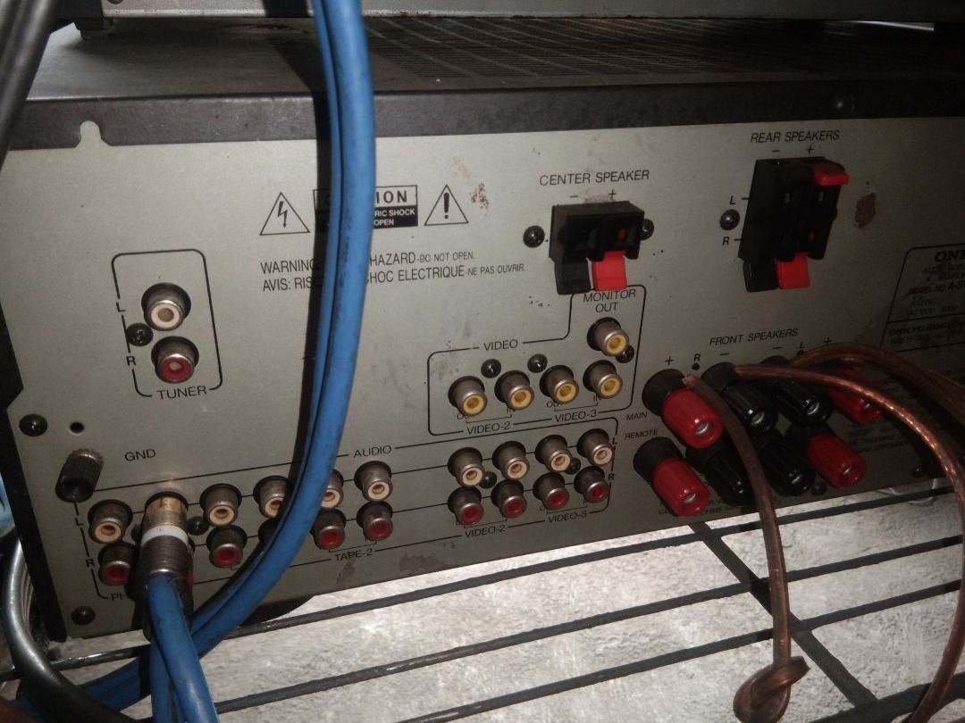 Onkyo Audio Video Control amplifier model R1 ASV610 Pro (Category: Soundbars, Speakers & Amplifiers) located in Iloilo. Submitted by eulneversee (Listing ID 1357894259, Image 2). Description: For sale Onkyo Audio Video Control amplifier model R1 ASV610 Pro Price P10,500.00 plus shipping fee Location:Garage Sale at Brgy.Daga,Santa Barbara,Iloilo Specifications Power output: 125 watts per channel into 8Ω (stereo) Surround output: 70W (front), 70W (