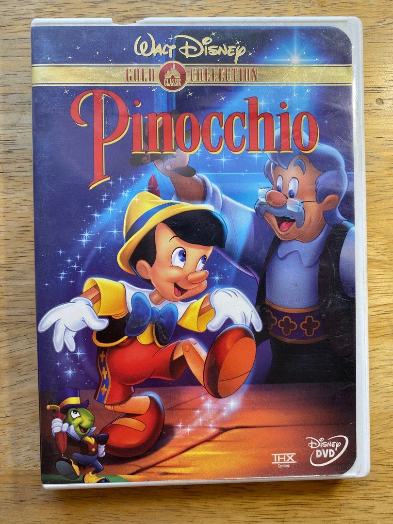 Original DVD | Pinocchio GOLD COLLECTION (Category: CDs & DVDs) located in Bacoor. Submitted by raredeals (Listing ID 1357825075, Image 1). Description: Flaw: case has a cracked, check mast photo.