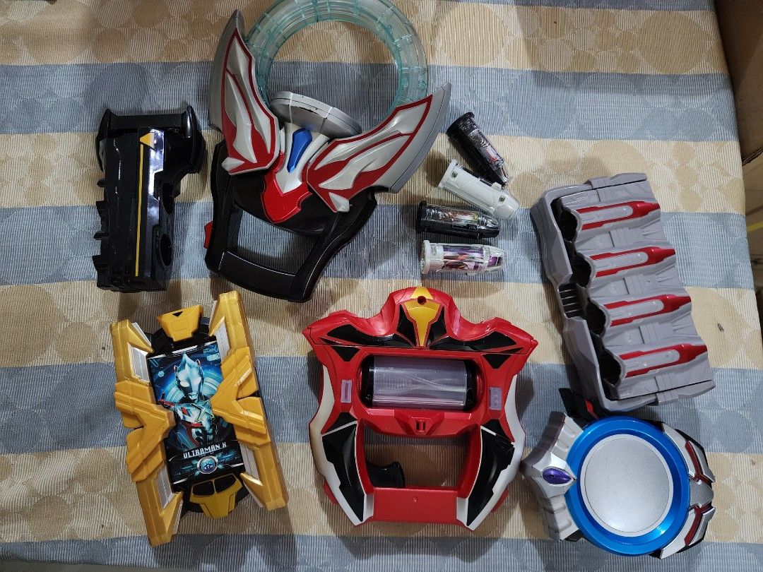 Ultraman Morphers lot with capsule and cards (Category: Action & Battle Toys) located in Makati City. Submitted by brickhaven (Listing ID 1357908376, Image 1). Description: selling as lot. working sounds and lights..