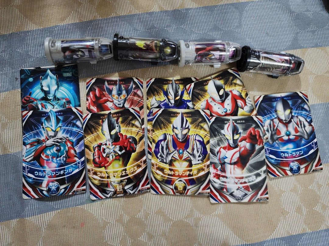 Ultraman Morphers lot with capsule and cards (Category: Action & Battle Toys) located in Makati City. Submitted by brickhaven (Listing ID 1357908376, Image 2). Description: selling as lot. working sounds and lights..