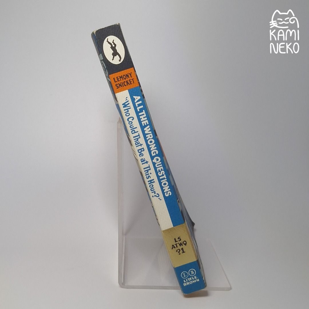 Who Could That Be at This Hour? by Lemony Snicket (Category: Storybooks) located in Quezon City. Submitted by rissec (Listing ID 1357864856, Image 3). Description: - paperback - pages are complete, no tears - please check photos for physical condition (feel free to message me for any inquiries) . ݁₊ ⊹ . ݁ ⟡ ݁ . ⊹ ₊ ݁. MOP: - GCash - Bank transfer MODE OF DELIVERY: - Lalamove - J&T 📍 NOVALICHES, QUEZON CITY SF to be shouldered by buyer.