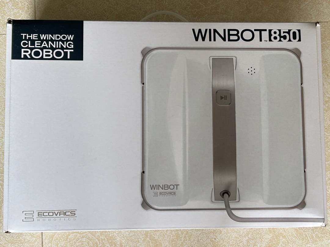 WINBOT W850 Cleaning Robot 抹窗機械人, 家庭電器, 吸塵機 ＆ 家居清潔電器 - Carousell