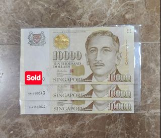 Notes singapore 10000 For Sale | Currency | Carousell Singapore