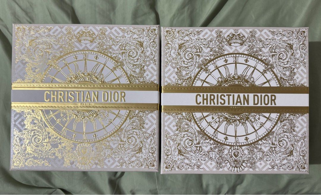 Authentic Dior Box (2pcs) (Category: Luxury Accessories) located in Malabon City. Submitted by giecruise (Listing ID 1358066272, Image 1). Description: Original Dior Box with paper inside..