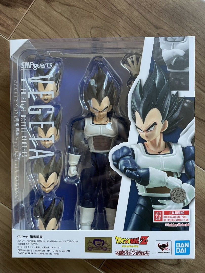 Bandai Dragon Ball Z s.h.figuarts Vegeta Older Style Battle Clothes Figure Japan version (Category: Toy Figures) located in Singapore. Submitted by roborobo (Listing ID 1358036661, Image 1). Description: Collection @ 1 coleman street the adelphi #03-09 singapore 179803 Nearest mrt station = city hall mrt (3 min walk) Operation hours 1pm-7pm Monday -Friday 1pm to 630pm sat and public holiday/ 1230pm to 430pm Sunday Please contact us at eight- two-