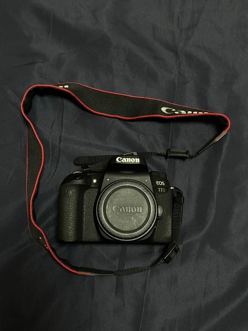 Canon EOS 77D F4-5.6 18-55mm (Category: Cameras) located in Antipolo. Submitted by fuuujay (Listing ID 1358081540, Image 2). Description: Canon EOS 77D with a kit lens of F4-5.6 18-55mm. Includes body cap, lens caps, battery, charger, neck strap, and a camera bag. Purchased 2018. Price is negotiable. Helping a friend sell their camera. Feel free to message me for sample photos when camera was used :D.