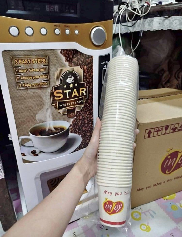Coffee Vendo Machine (Category: Coffee Machines & Makers) located in Manila. Submitted by micahozawa58156 (Listing ID 1358068821, Image 1). Description: Complete package .