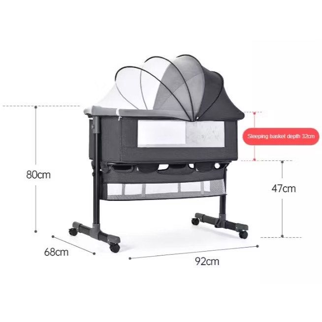 Crib Bedside (Category: Cots & Cribs) located in Naga. Submitted by siangchinaubreyy (Listing ID 1357981801, Image 3). Description: Used from newborn-3mos (Opted to co-sleep as CS Mama) Complete items For pick-up or shipping c/o buyer.