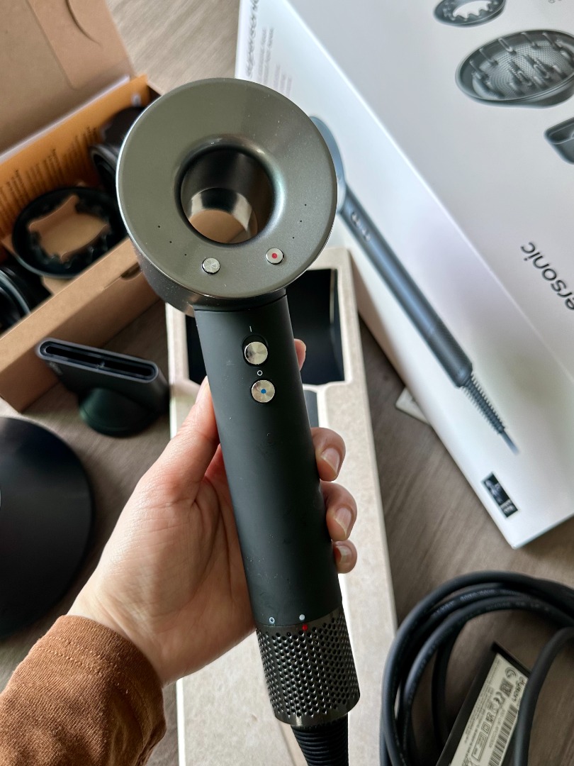 DH08 black Dyson hair dryer, Luxury, Accessories on Carousell