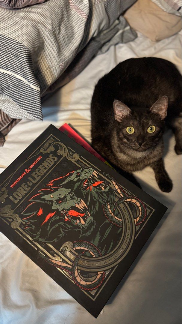Dungeons and Dragons Lore and Legends (Special Edition) (Category: Storybooks) located in Manila. Submitted by aromisabsent (Listing ID 1358151541, Image 1). Description: Brand new! Selling only for P5500 (slight nego) More info: https://www.fullybookedonline.com/book-games-activities-lore-legends-a-visual-celebration-of-the-fifth-edition-of-the-world-s-greatest-roleplaying-game-special-edition-boxed-book-ephemera-set-hardcover-by-michael-witwer.