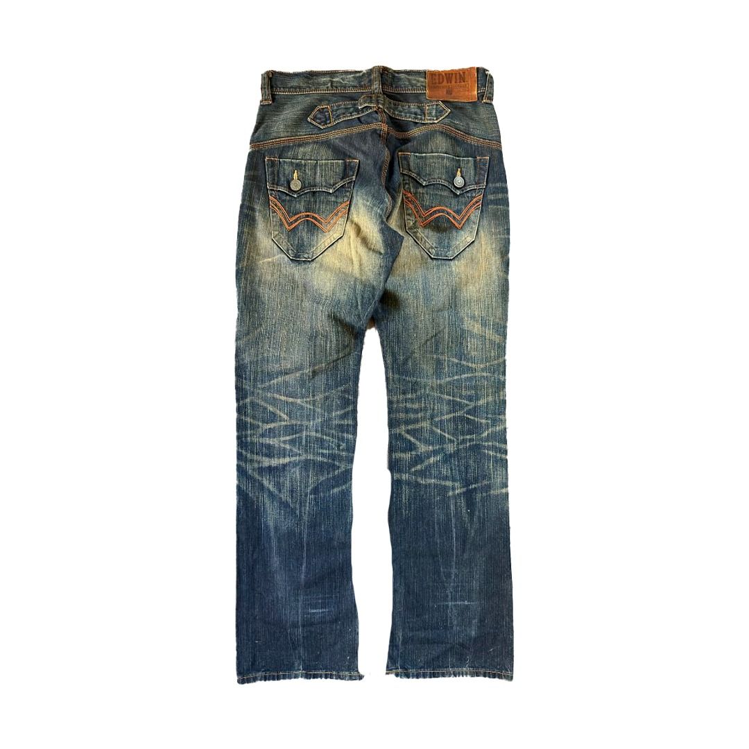 Edwin Acid Washed Starched Straight Denim pants (Category: Jeans) located in Las Pinas. Submitted by hdn.rck (Listing ID 1358122154, Image 1). Description: Edwin Acid Washed Starched Straight Denim pants.