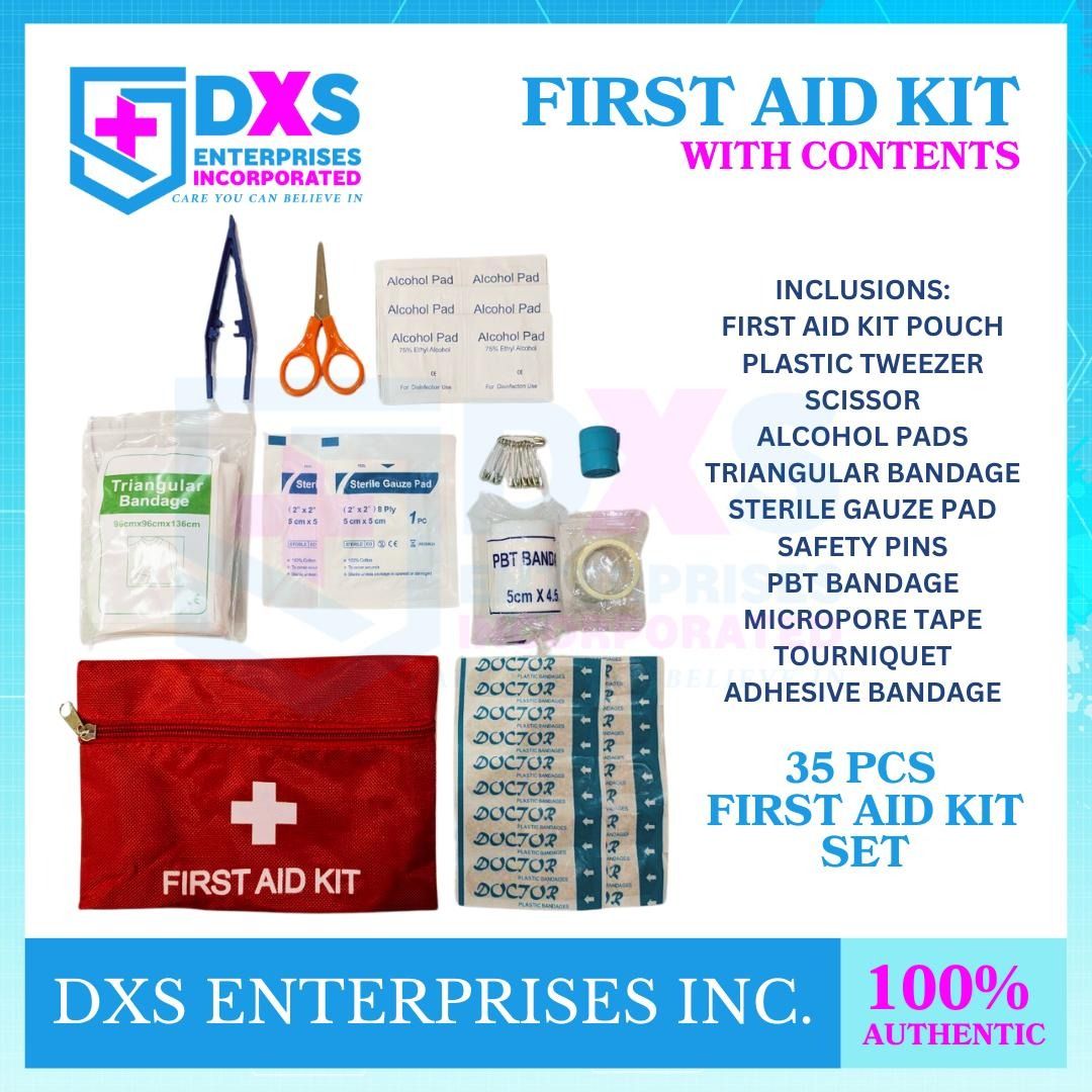 FIRST AID KIT WITH CONTENT POUCH TYPE (Category: Medical Supplies & Tools) located in Caloocan City. Submitted by dxst_teel143 (Listing ID 1357987565, Image 1). Description: FIRST AID KIT WITH CONTENT POUCH TYPE We truly value your trust in selecting us! We appreciate you being a part of our journey.☺️ For orders and inquiries, feel free to contact us at #09304882269 #09308736343 #09309218928 WE SHIP NATIONWIDE. WE ACCEPT CASH ON DELIVERY/CASH ON